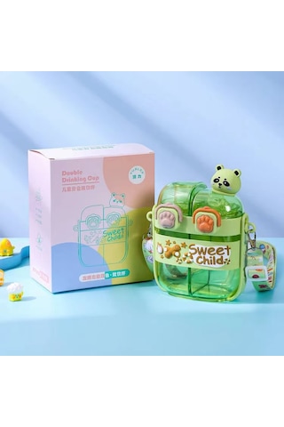 Xinxin Cartoon Çocuk İkili Bardak 500ml
