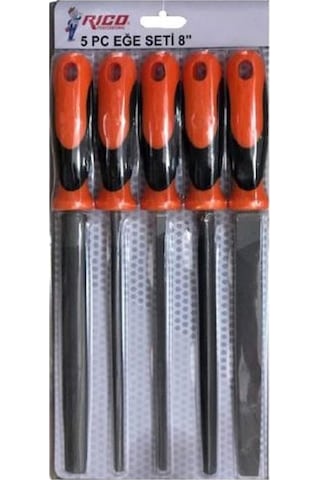 Rico 012-rc2160 Profesyonel Eğe Seti 8" 5 Parça