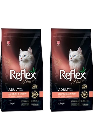 Reflex Plus Hairball Somonlu Yetişkin Kedi Maması 2 x 1500 G