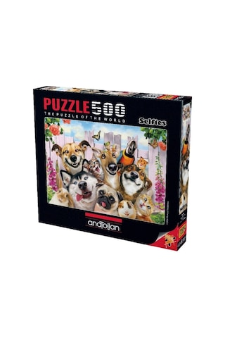 Anatolian 500 Parça Dostlarla Selfie Puzzle