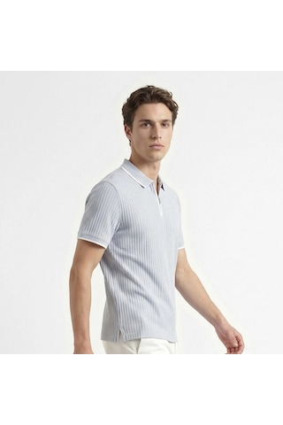 Nautica Regular Fit Polo Yaka Erkek T-shirt K65345t Mavi