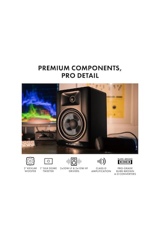 M-audıo Bx5 Bt - 5" Dsp Destekli, Bluetooth Bağlantılı, Applikasyon Kontrollü Amplifikatörlü Stüdyo Hoparlörleri