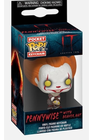 Funko Pop Pocket Keychain It Pennywise With Beaver Hat
