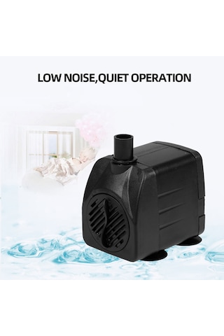 Vkemall 15w Akvaryum/sadaka Su Pompası Led Işık, 1000l/h, Ip68 Su Geçirmez, 220-240v Avrupa Standartı