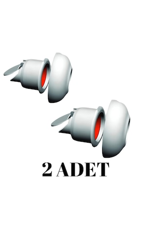 2 Adet Koku Önleyici Çekvalfli Adaptör Contaø50 Lavabo & Eviye Gideri İçin