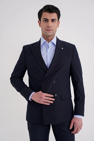 C 719 Ceket Comfort Lacivert-1 Lacivert