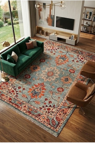 Yolluk Halı Kaymaz Taban Yıkanabilir Leke Tutmaz Kilim Özel Ölçü Koridor Halısı 3030 Çok Renkli