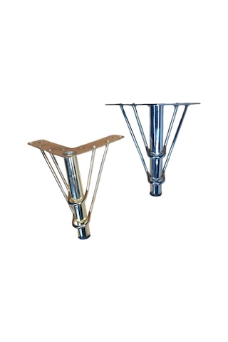 Flamingo Model 12 Cm Gold Metal Mobilya, Dolap, Koltuk, Tv Ünitesi Ayakları 4 Adet Gold