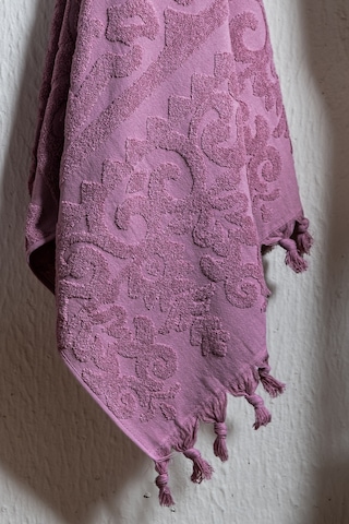 Kumsal 4'lü Hamam Seti %100 Pamuk 2 Adet 70x140 Beden, 2 Adet 50x90 El, Yüz, Saç Havlu , 1250gr Antrasit - Mürdüm
