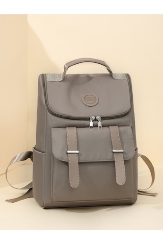 2025 Yeni Büyük Kapasiteli Öğrenci Sırt Çantası Kahverengi