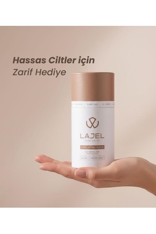 Lajel Premium 3'lü Set Beyaz Duş Kesesi