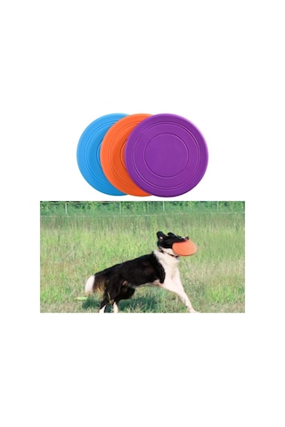 4 Adet Silikon Frizbi Köpek Oyuncağı 17.5 Cm