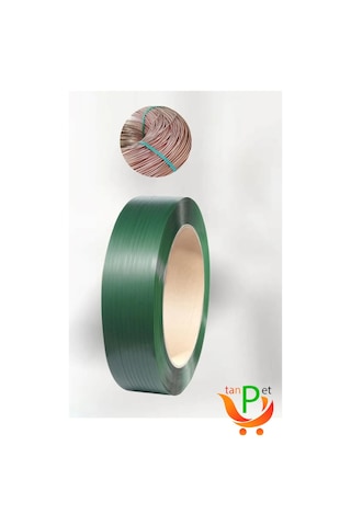Tanpet Yeşil Polyester Çember 16 MM