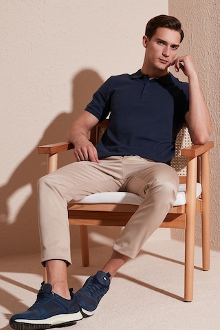 Buratti Pamuklu Regular Fit Düğmeli Erkek Polo Yaka T Shirt 5902127 Indigo
