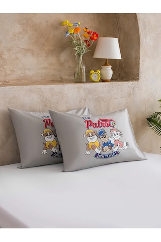 Karışık Paw Patrol Baskılı Yastık Kılıfı 2'li 50x70 Cm Çok Renkli