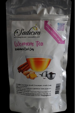 Sadıcım Women's Tea Kadınlara Özel Çay 80 Gr süzen poşet