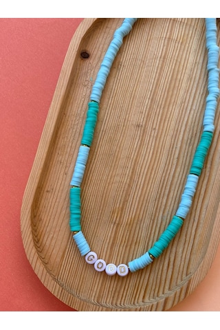 Paytak Moda Good Fimo Boncuk Kolye Renkli Kadın Kolye Pytkbnckkly164 Gümüş