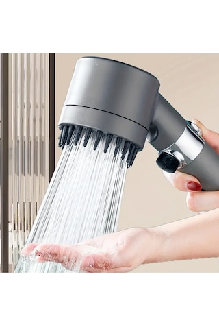 Masajlı Duş Başlığı 3 Fonksiyonlu Duş Telefonu