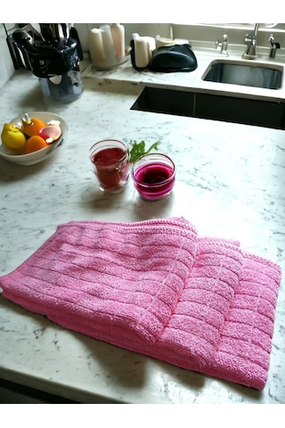 Technow Misclean Mikrofiber Mutfak Temizlik Bezi 40 40 Cm Pembe