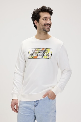 Bad Bear Caen Crewneck Beyaz Erkek Sweat / Sweatshirt 001