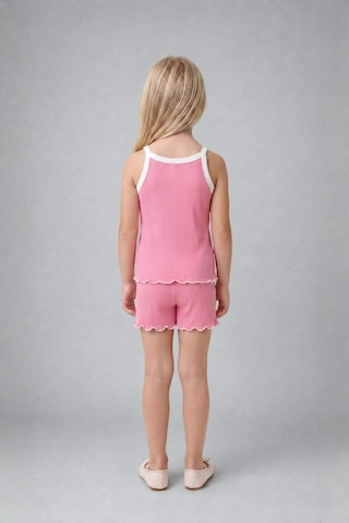 Defacto Çiçekli Atlet Şort Takım Kız Bebek I0046a526hspn646 Pembe-pn646