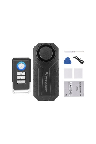 Ranyeek Su Alarmlı Bisiklet Hırsızlık Önleyici - Kablosuz, Su Geçirmez, Hareket Sensörlü