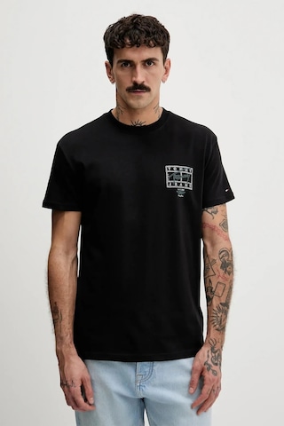 Tommy Jeans Erkek Tişört-dm0dm22319 Siyah
