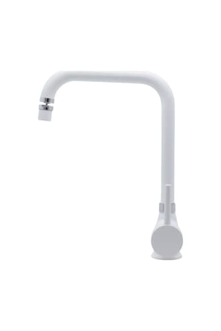 Kustar Varna Beyaz Kare Mutfak Eviye Bataryası