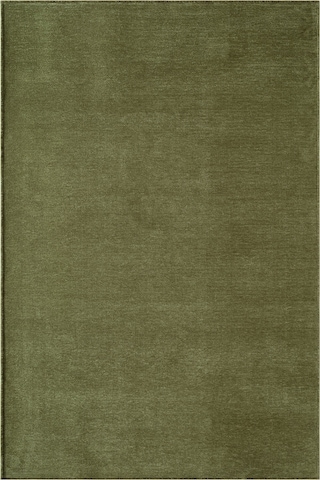 Valerıa Vlr01y Yeşil Dekoratif Şönil Kilim Modern Desen Yıkanabilir Yumuşak Kaymaz Taban Halı Yolluk Yesıl