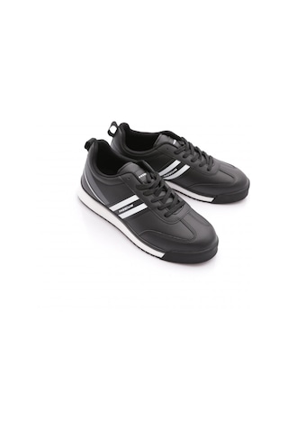 M.P Mp 251-2838 Erkek Jogging Spor Ayakkabı SİYAH-BEYAZ