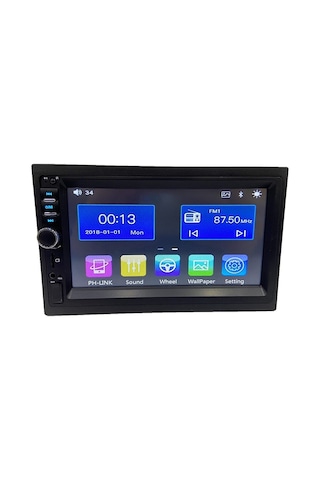 Exvol EXW-X70  Double Teyp 7 İnc+Park Kamerası Usb Bluetooth Mp3 Mp4