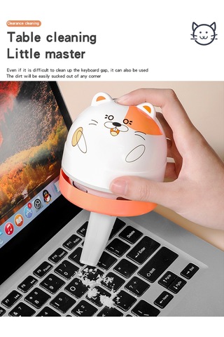 Singree M20 Taşınabilir Masaüstü Toz Toplayıcı - 2 Aa Pil İle Çalışan Mini Süpürge