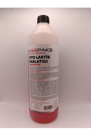 Karpaks Oto Lastik Parlatıcı 1 Lt Islak Görünümlü Lastik Parlatma Ve Koruma