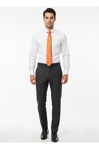 Presto Erkek Slimfit Armürlü Pantolon Siyah 3181-001 Siyah