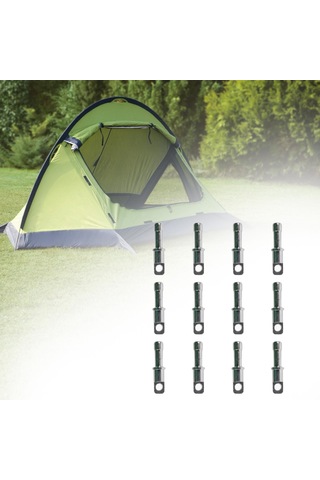 Homyl 8,5 Mm/0.33 Inç Çadır Kutupları Için Yedek 12'li-paket Gümüş