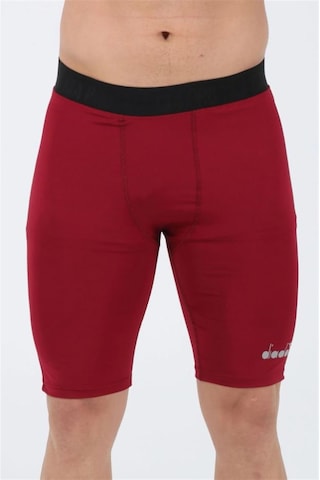 Diadora Flatron Pro - Erkek Bordo Kısa Tayt - Flatronkfs