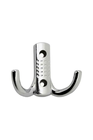 Noktalı Portmanto Vestiyer Duvar Dolap Elbise Askısı Krom Metal Kapı Askılığı Askılık 10 Adet Krom