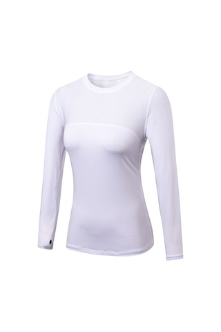 Geeroyoo "kadın Spor Tişörtü - Hızlı Kuruyan, Rahat Ve Şık Yoga Antrenman Üstü" Beyaz