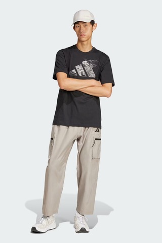 Adidas City Escape Erkek Siyah Spor Tişört Jı6788 Siyah