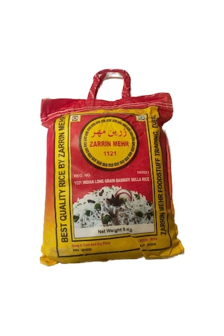 Zarrin Mehr Basmati İran Pirinci 5 KG