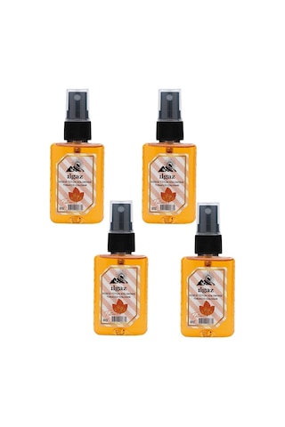 Tütün Kolonyası 80 Derece 4'lü Sprey Kolonya Seti 50 Ml Elegance Series