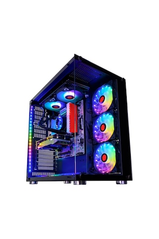Coldpower Seaview 7X ARGB Temperli Cam 750W 80+ Bronze E-ATX Bilgisayar Kasası