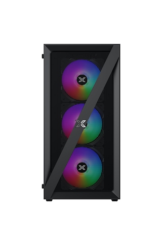 Xigmatek Blade 650w 80+ Temperli Cam+mesh Panel 4x12cm Sabit Rainbow Fan Mid-t Gaming Oyuncu Kasası