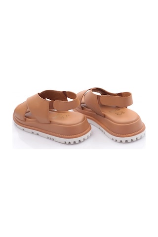 Dgn M-8 Kadin Sandalet Taba