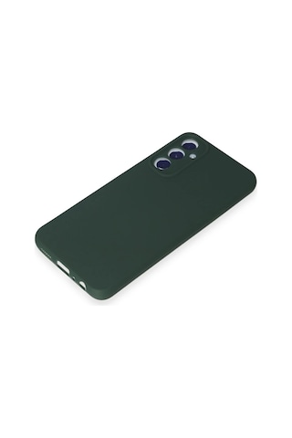 Samsung Uyumlu Galaxy A05s Kılıf First Premiums Silikon Kapak Koyu Yeşil