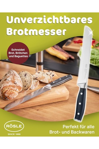 Rösle Tradition Ekmek Bıçağı 12107 - Paslanmaz Çelik 20 Cm Genel