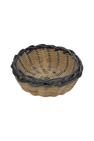 E38 El İşçiliği Hasır İp Sepet Örgü 16 16 Cm - 6184 Karışık