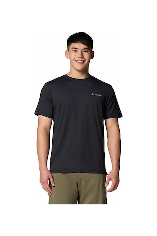Columbia Ao1671 Tech Trail Utility Ss Crew Erkek T-shirt-33095 Siyah