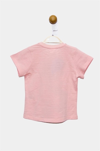 Supermino Minnie Mouse Lisanslı Kız Çocuk Tshirt 21352 Pembe