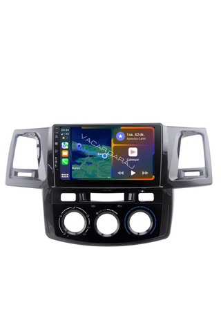 Toyota Hılux 2006-15 9" Uyumlu Androıd Multimedya Gerçek 2/32 Kablosuz Carplay Geri Görüş Kameralı 9"